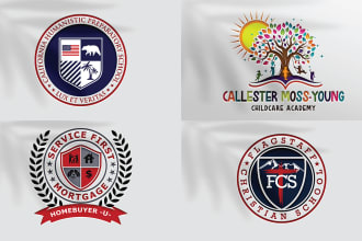 do education, daycare, childcare, school, preschool, university, academy logo