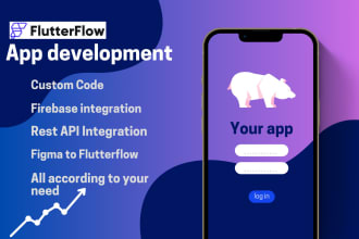 develop and maintain app in flutterflow