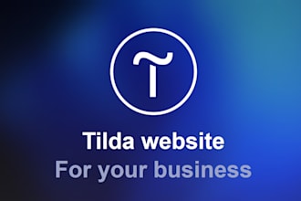 create a tilda landing page for your business, website development