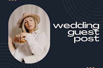 do wedding guest post with high da  and bridle blogs