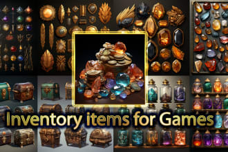 game inventory items concept or final