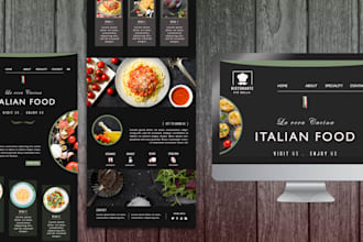 do website restaurant, design wordpress website