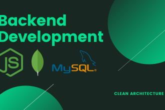 develop your apis and do backend with nodejs