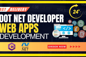 be fast dotnet developer for single page web app development with dotnet core