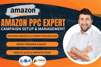 setup and manage amazon PPC campaign and do amazon PPC ads campaign optimization