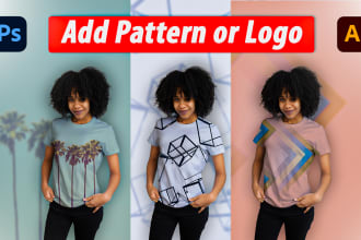 add logo, text, or pattern to your t shirt or image