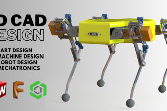 create 3d cad design as a professional mechatronics engineer