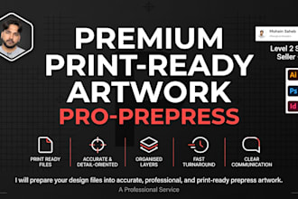 create print ready packaging artwork with professional prepress checks