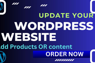 update, maintain and manage your wordpress website