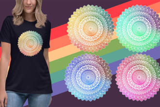 make interesting mandala motifs