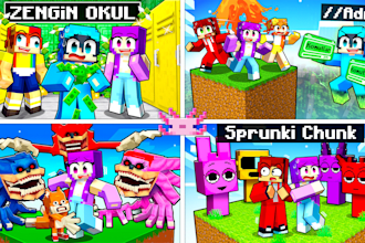 make professional minecraft thumbnails