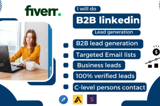 b2b linkedin lead generation business leads by using sale navigator
