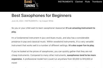 write articles on music and travel