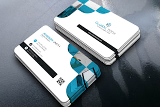 do unique and amazing professional business card