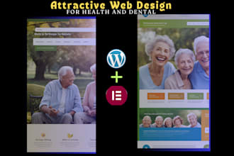 design any medical,health,travel,dental website for your business