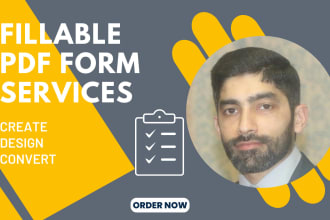 design and convert your documents to a user friendly fillable form