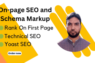do on page SEO with yoast and schema markup of wordpress site