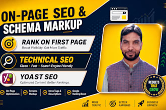 do on page SEO with yoast and schema markup of wordpress site