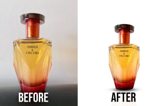 photoshop editing for e commerce, transparent and white background