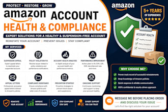 amazon account health, remove ip, authenticity, safety, policy violation