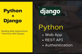 develop restful API with python django rest framework