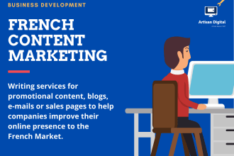 offer french content marketing