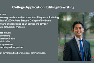 edit your college application essays and supplementals