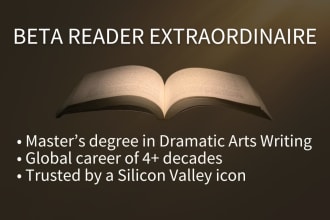 beta read and review your nonfiction material