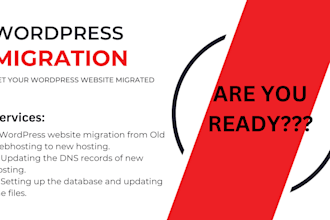 do webhosting migration and website management