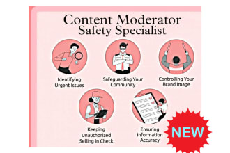 be your content moderator community manager for all platform