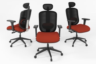 create furniture 3d modeling, texturing and rendering in 3ds max
