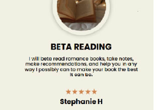 beta read romance and provide notes
