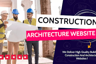 create architecture, building and construction website