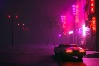 produce a professional original 80s, 90s synthwave or retrowave song