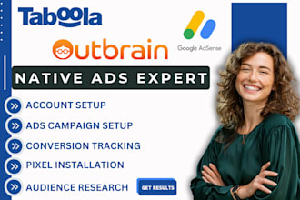 setup taboola ads outbrain ads, criteo mgid native ads taboola