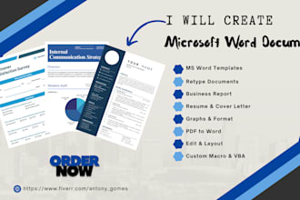 create microsoft word documents