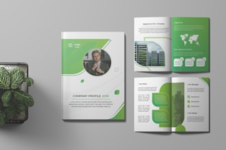 design professional bi fold brochure for you