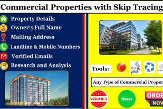 skip trace commercial properties