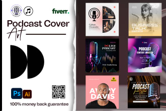 design a podcast cover art