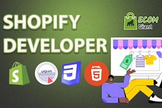 be your shopify theme developer and shopify expert, shopify custom coding