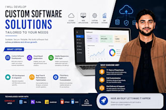 develop custom software solutions tailored to your needs