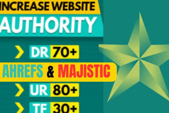 increase ahrefs dr domain ratingdomain authority tf and url
