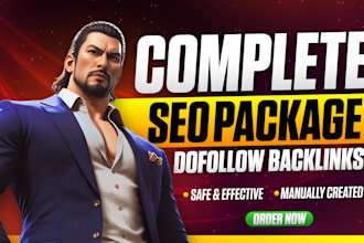 achieve SEO success with our complete backlink package