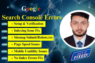 fix google search console errors coverage and indexing issue