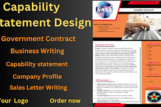 do clean and attractive capability statement