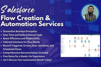 salesforce flow creation and automation services
