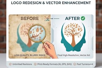 enhance or recreate your logo or image