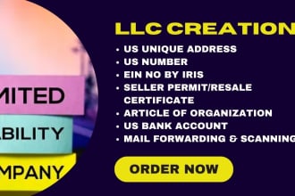register USA llc, UK ltd company formation, get ein number