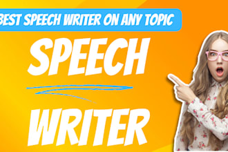 do professional speech writing on any topic