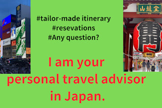 be your dedicated travel consultant in japan